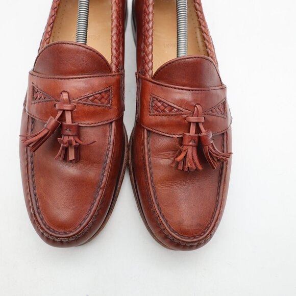 Allen Edmonds Maxfield Tassel Men\'s Size 12 D Brown Casual Classic Shoes USA main image 7